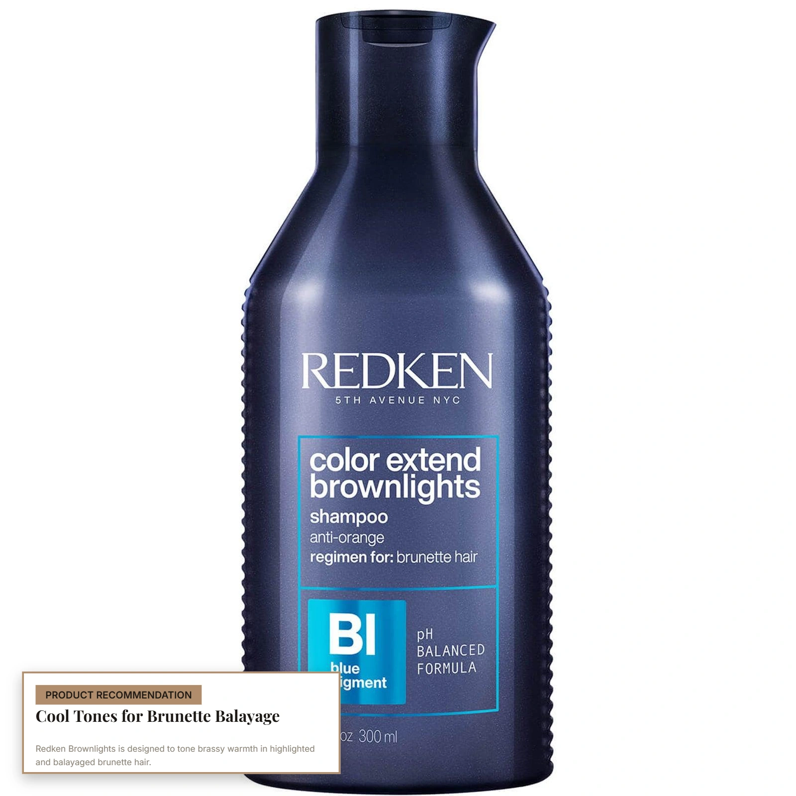Redken Color Extend Brownlights Blue Shampoo for brunette balayage and brass control