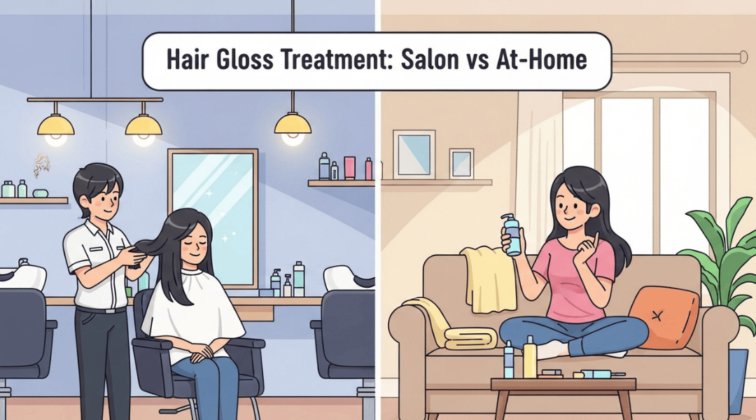 Hair Gloss Treatment: Salon vs At-Home – The Complete Guide