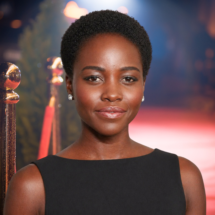 Lupita Nyong’o inspired ultra short natural haircut with close-cropped TWA shape, deep black hair, and clean minimal styling