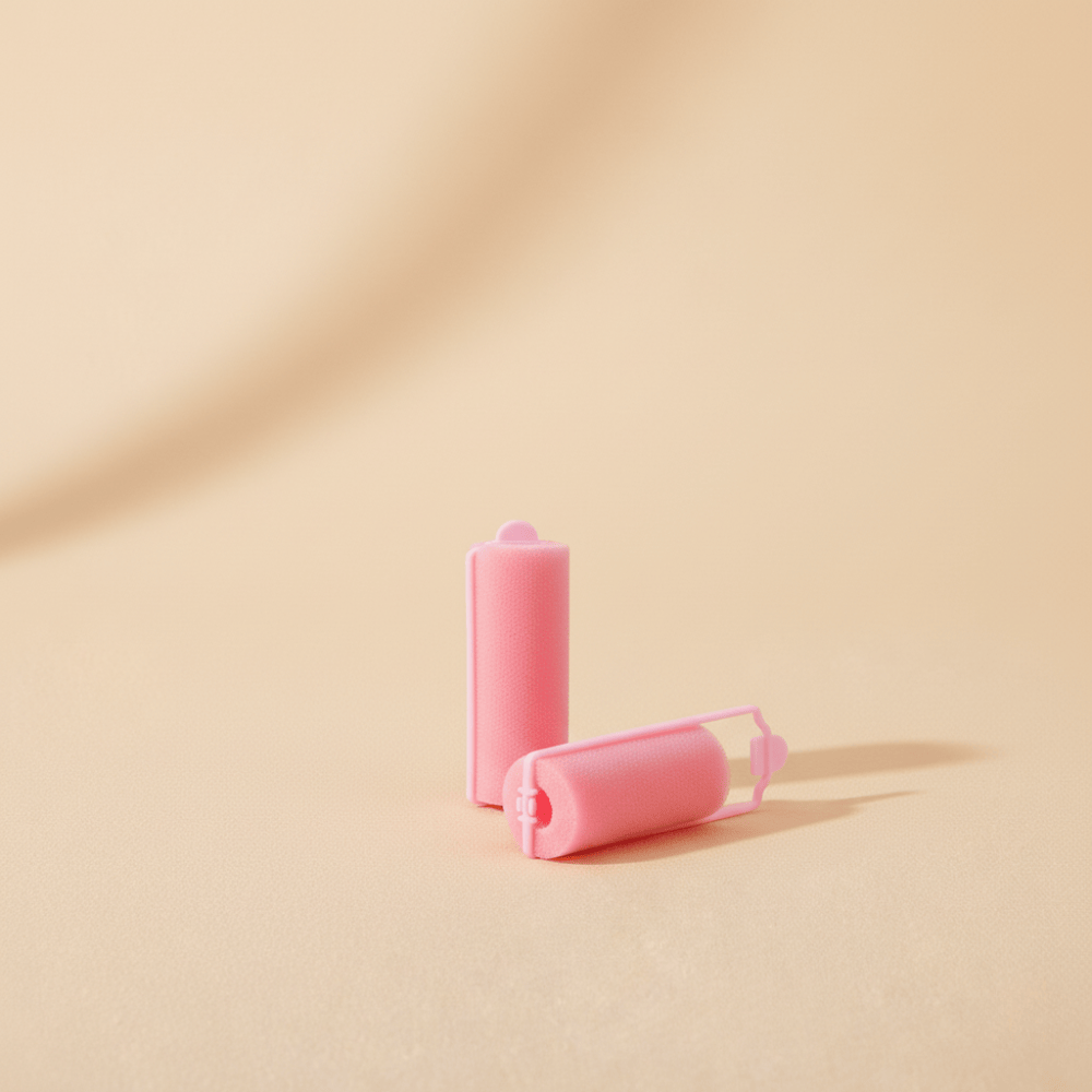 CloudCurl Foam Rollers close-up showing soft sponge and snap-lock tip